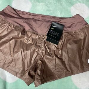 Nike Women's Tan Running Shorts
